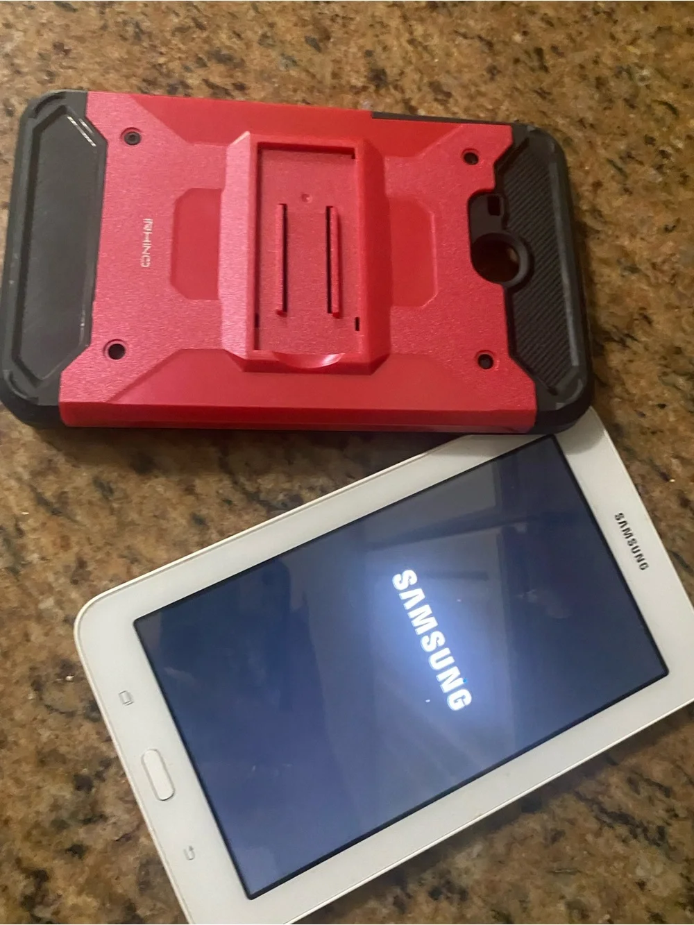 Samsung Galaxy Tab E Lite - White Front Panel